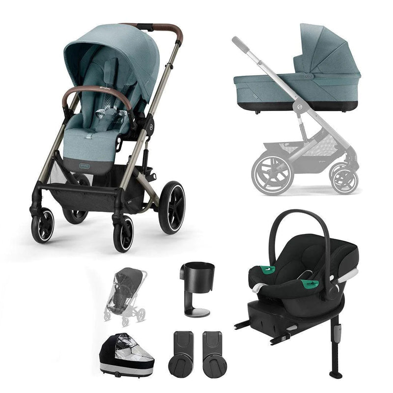 CYBEX Balios S Lux Comfort Bundle - Sky Blue