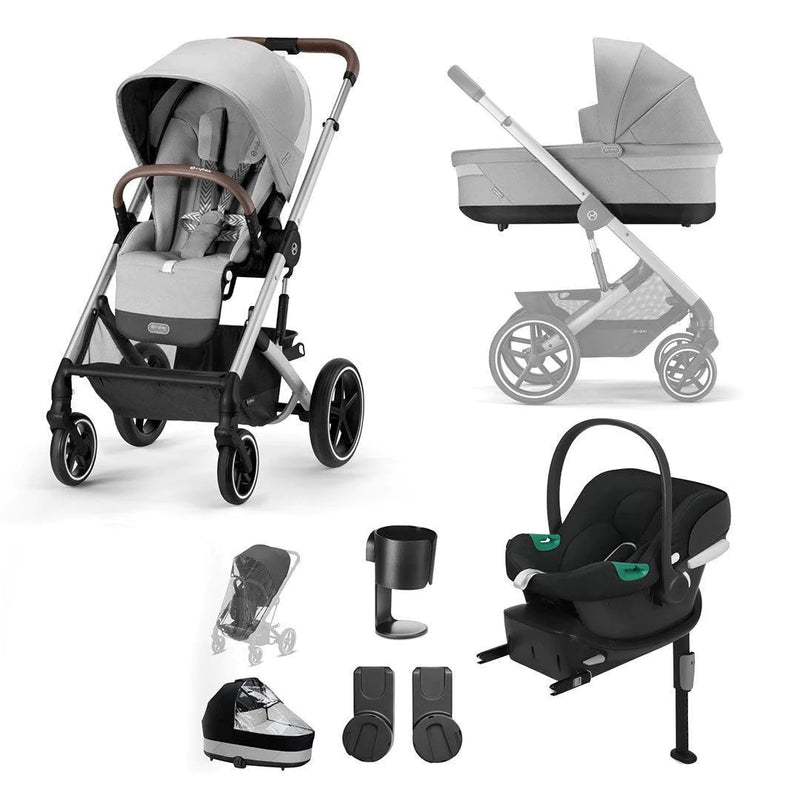 CYBEX Balios S Lux Comfort Bundle - Lava Grey