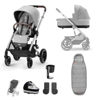 CYBEX Balios S Lux Essential Bundle - Lava Grey