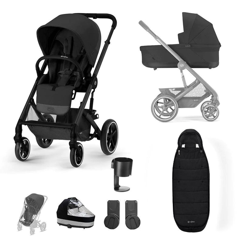 CYBEX Balios S Lux Essential Bundle - Moon Black