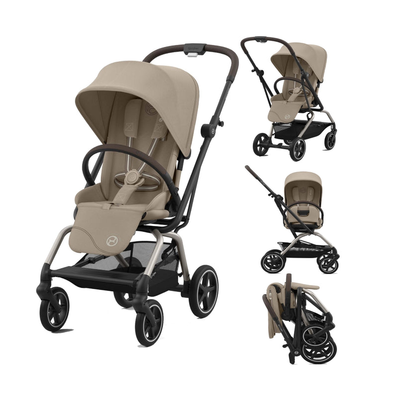 Cybex Eezy S Twist+ 2 Pushchair - Almond Beige/Taupe