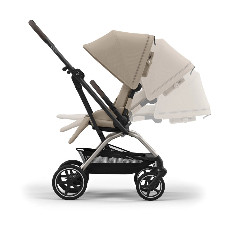 Cybex Eezy S Twist+ 2 Pushchair - Almond Beige/Taupe