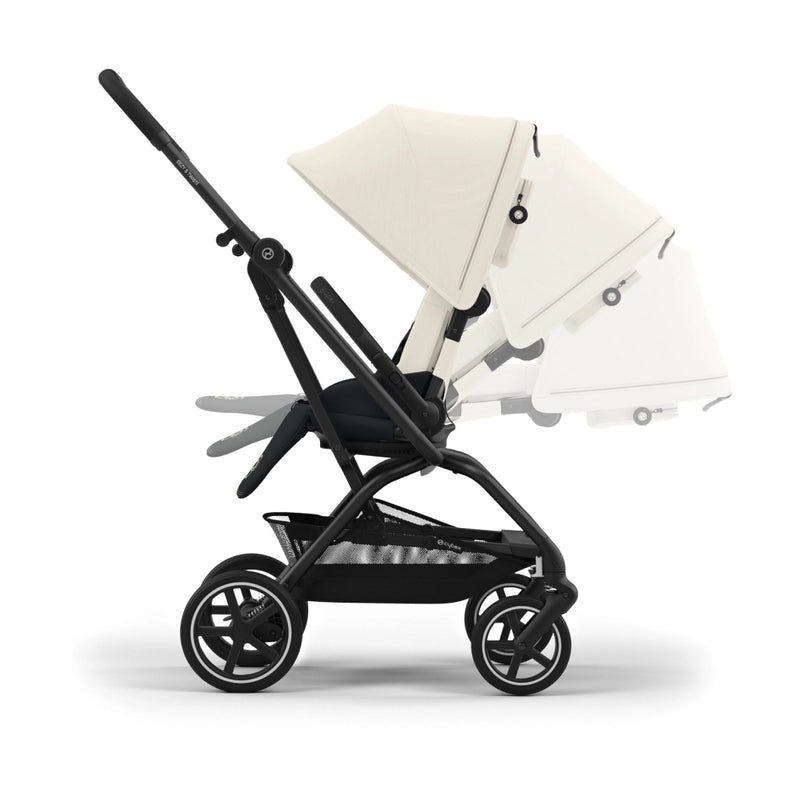 Cybex Eezy S Twist+ 2 Pushchair - Canvas White/Black