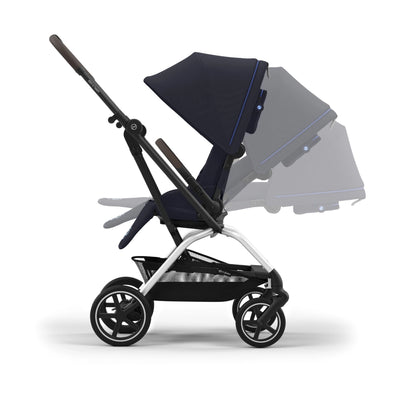 Cybex Eezy S Twist+ 2 Pushchair - Dark Blue/Silver