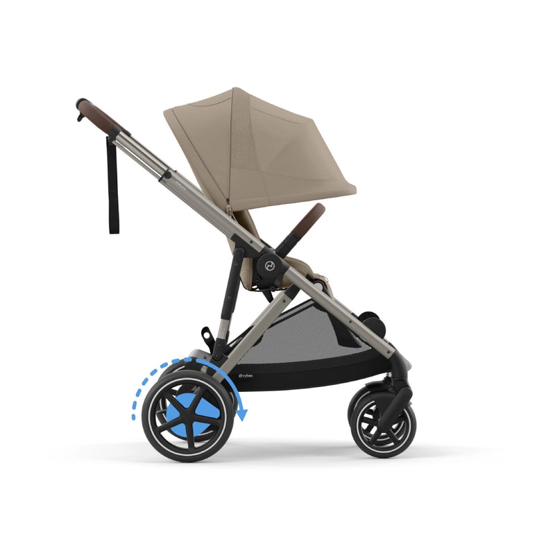 Cybex eGazelle S Stroller - Almond Beige/Taupe