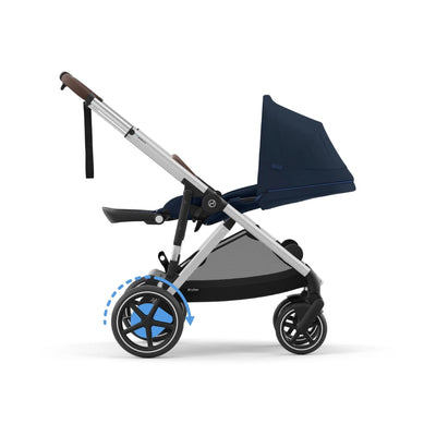 Cybex eGazelle S Stroller - Ocean Blue/Silver