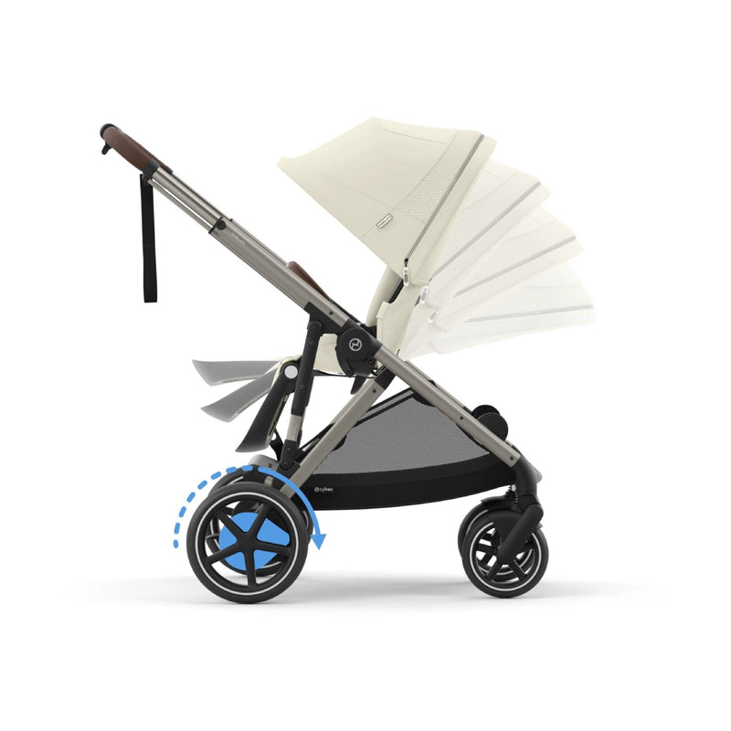 Cybex eGazelle S Stroller - Seashell Beige/Taupe