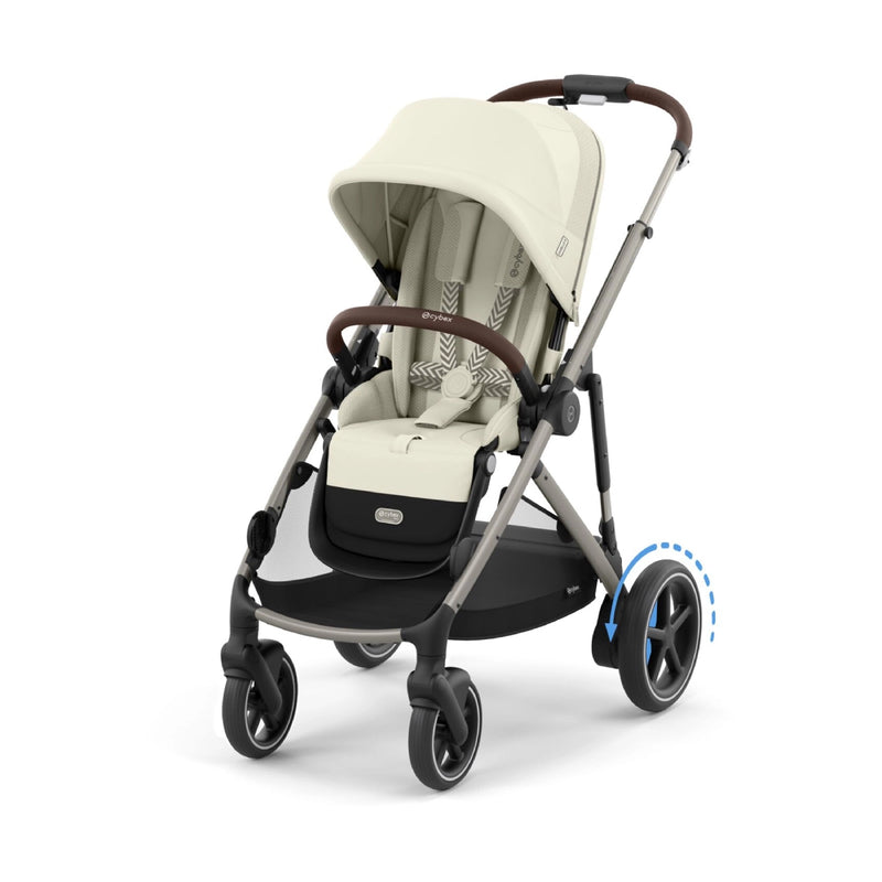 Cybex eGazelle S Stroller - Seashell Beige/Taupe