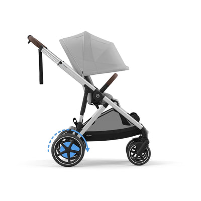 Cybex eGazelle S Stroller - Stone Grey/Silver