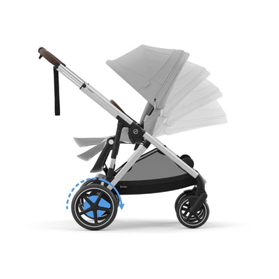 Cybex eGazelle S Stroller - Stone Grey/Silver