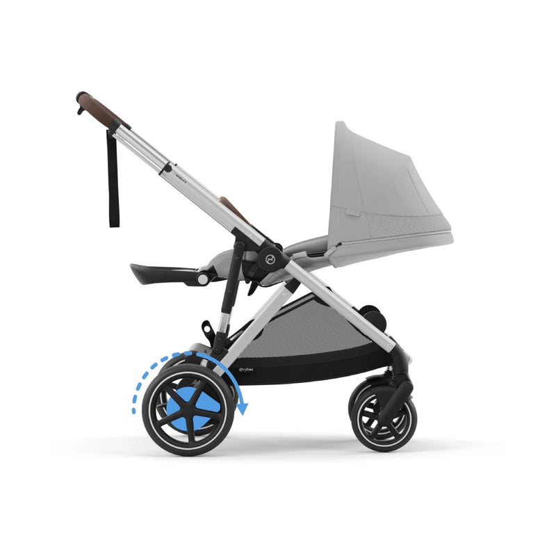 Cybex eGazelle S Stroller - Stone Grey/Silver