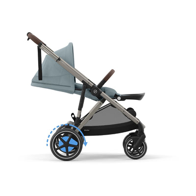 Cybex eGazelle S Stroller - Stormy Blue/Taupe