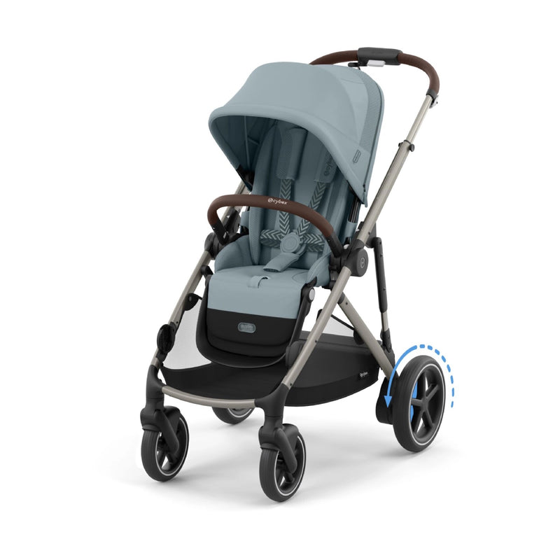 Cybex eGazelle S Stroller - Stormy Blue/Taupe