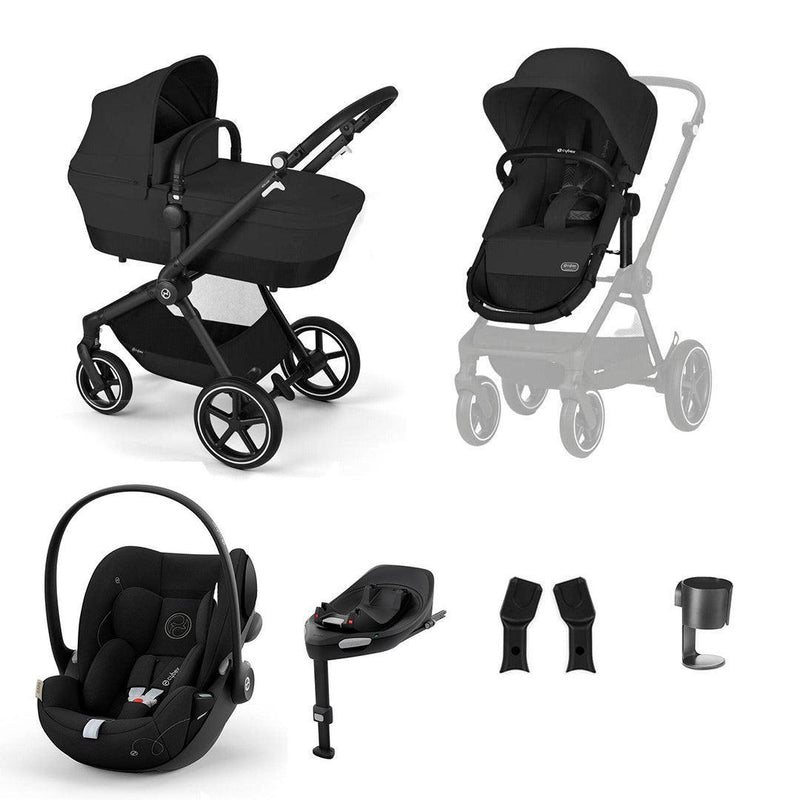 CYBEX EOS + Cloud G Luxury Bundle - Moon Black