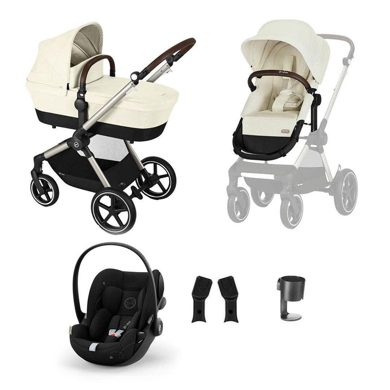 CYBEX EOS + Cloud G Luxury Bundle - Seashell Beige