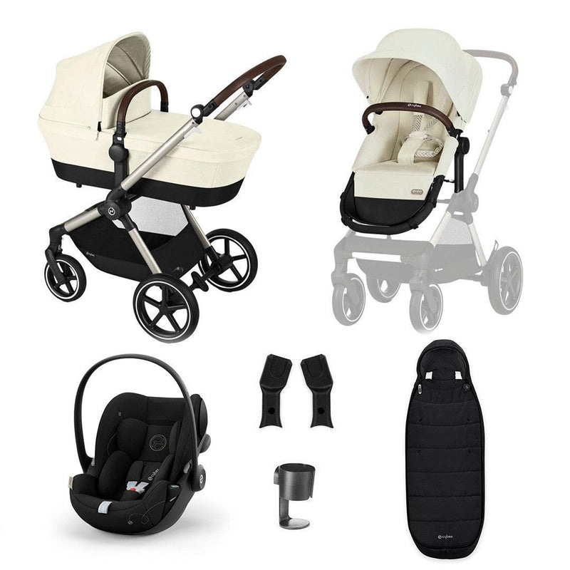 CYBEX EOS + Cloud G Luxury Bundle - Seashell Beige