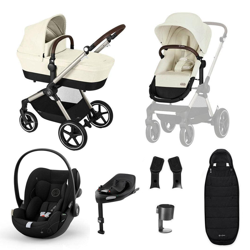 CYBEX EOS + Cloud G Luxury Bundle - Seashell Beige