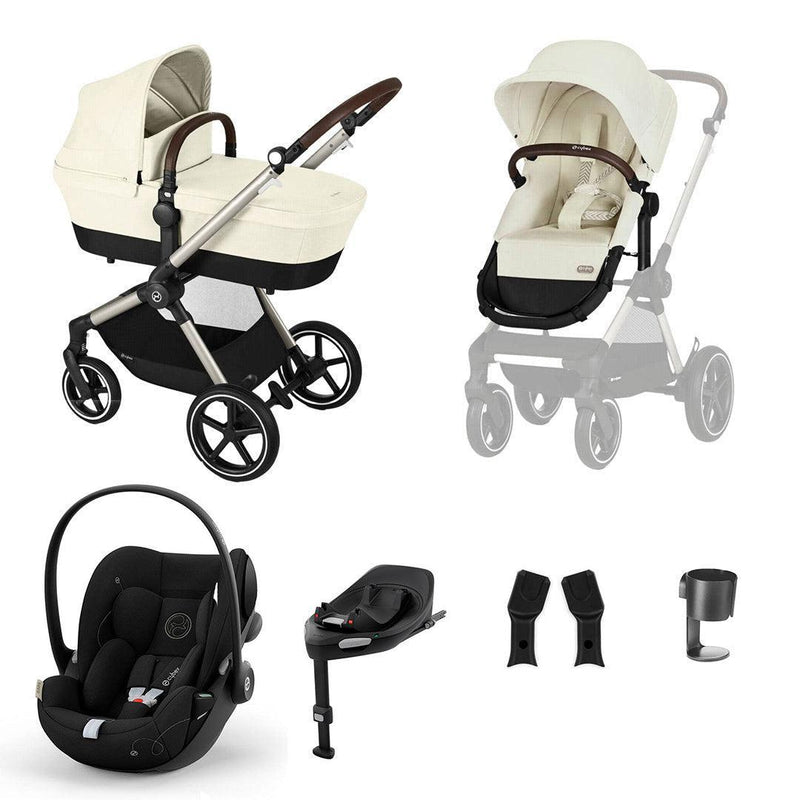 CYBEX EOS + Cloud G Luxury Bundle - Seashell Beige