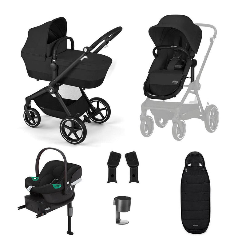 CYBEX EOS Lux Comfort Bundle - Moon Black