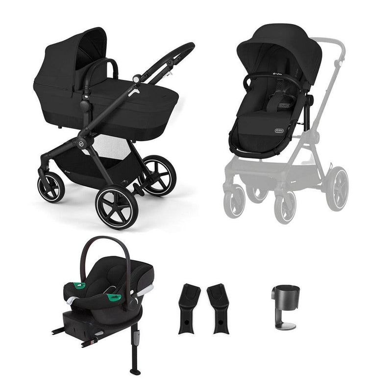 CYBEX EOS Lux Comfort Bundle - Moon Black