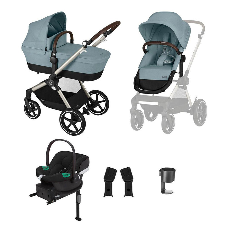 CYBEX EOS Lux Comfort Bundle - Sky Blue