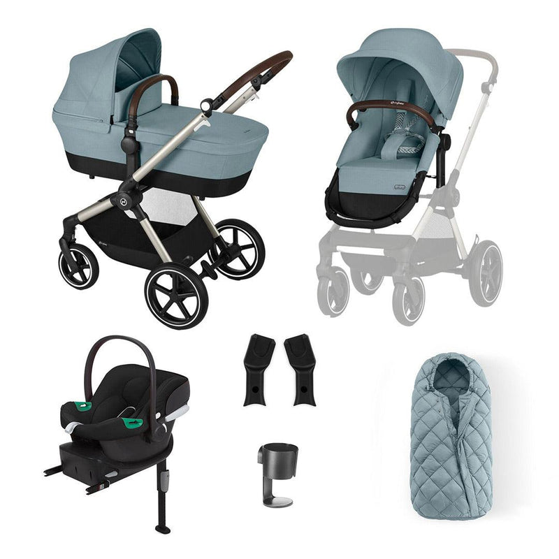 CYBEX EOS Lux Comfort Bundle - Sky Blue