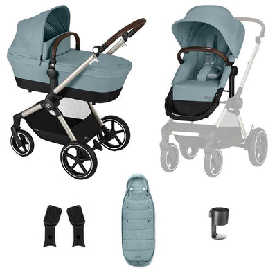 CYBEX EOS Lux Essential Bundle - Sky Blue