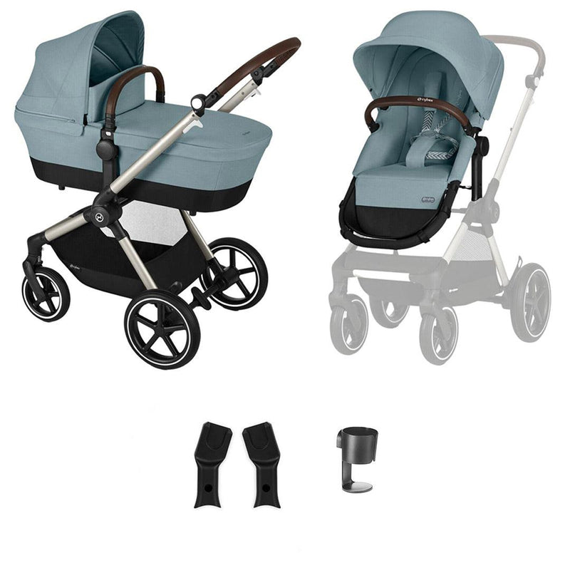 CYBEX EOS Lux Essential Bundle - Sky Blue