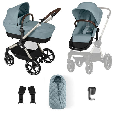 CYBEX EOS Lux Essential Bundle - Sky Blue