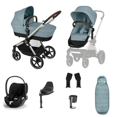 CYBEX EOS Lux Luxury Bundle - Sky Blue