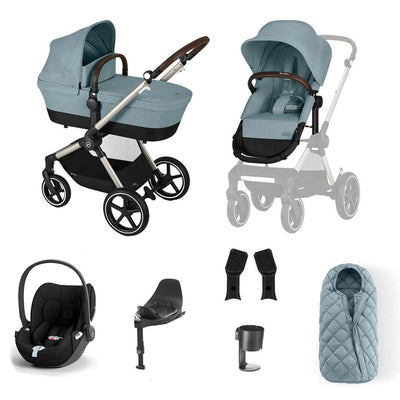 CYBEX EOS Lux Luxury Bundle - Sky Blue