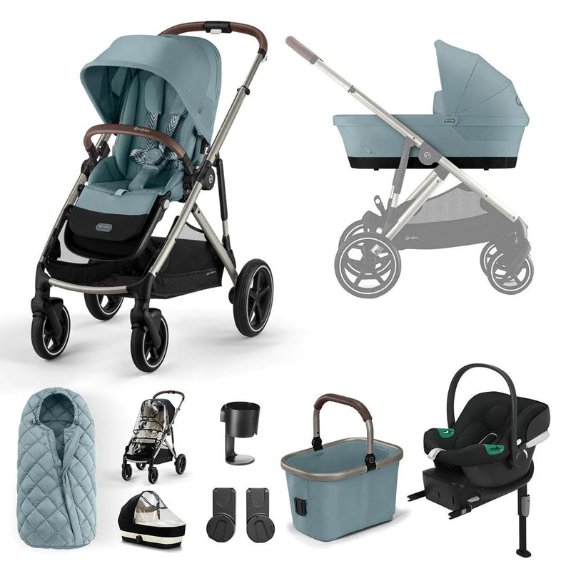 CYBEX Gazelle S Comfort Bundle - Sky Blue