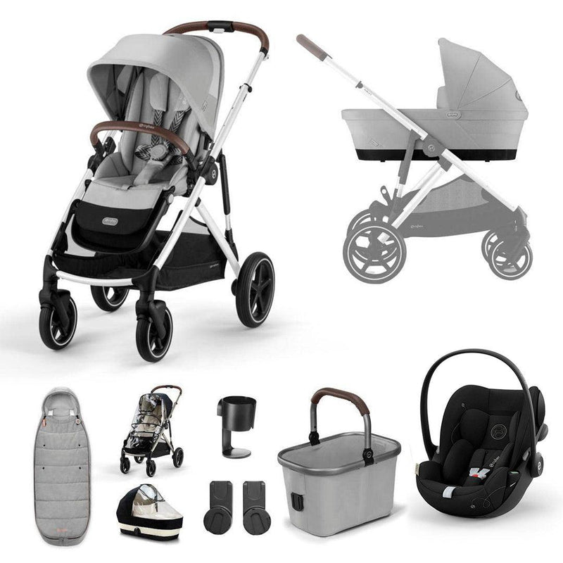 CYBEX Gazelle S + Cloud G Luxury Bundle - Lava Grey