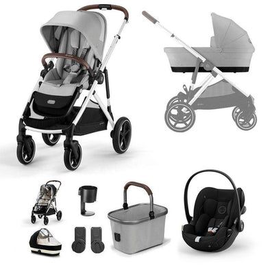 CYBEX Gazelle S + Cloud G Luxury Bundle - Lava Grey