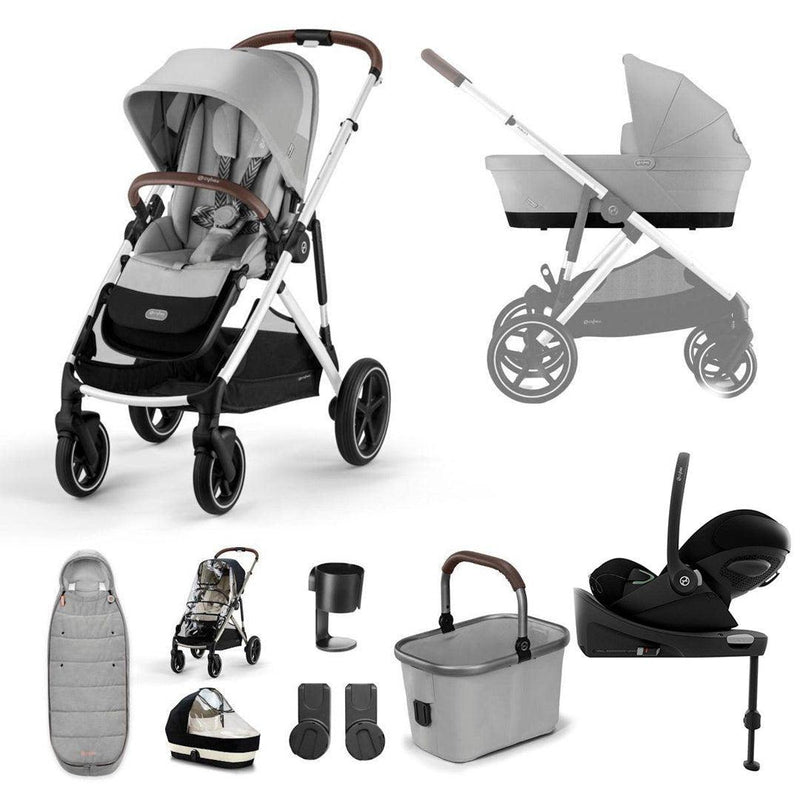 CYBEX Gazelle S + Cloud G Luxury Bundle - Lava Grey