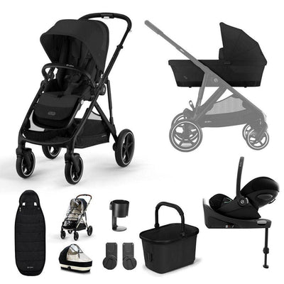 CYBEX Gazelle S + Cloud G Luxury Bundle - Moon Black