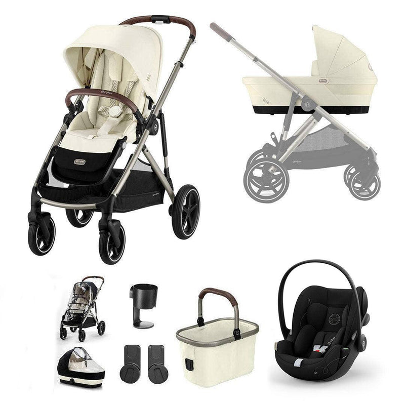 CYBEX Gazelle S + Cloud G Luxury Bundle - Seashell Beige