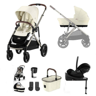 CYBEX Gazelle S + Cloud G Luxury Bundle - Seashell Beige