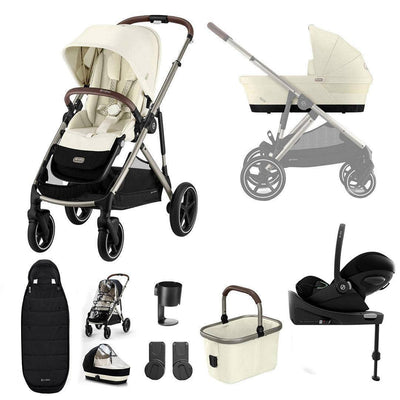 CYBEX Gazelle S + Cloud G Luxury Bundle - Seashell Beige