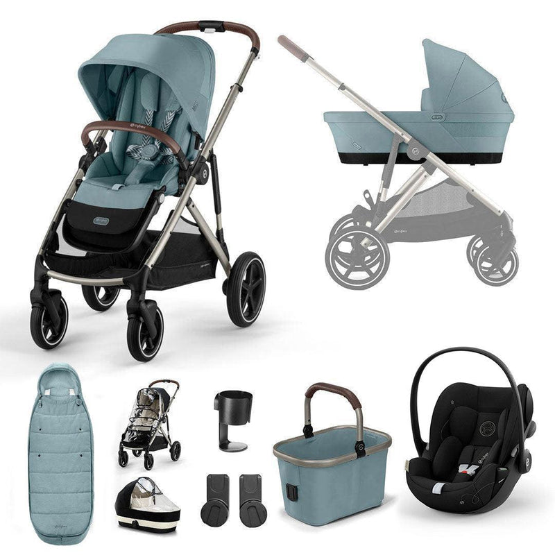 CYBEX Gazelle S + Cloud G Luxury Bundle - Sky Blue