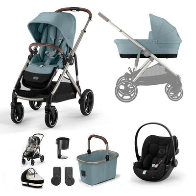 CYBEX Gazelle S + Cloud G Luxury Bundle - Sky Blue