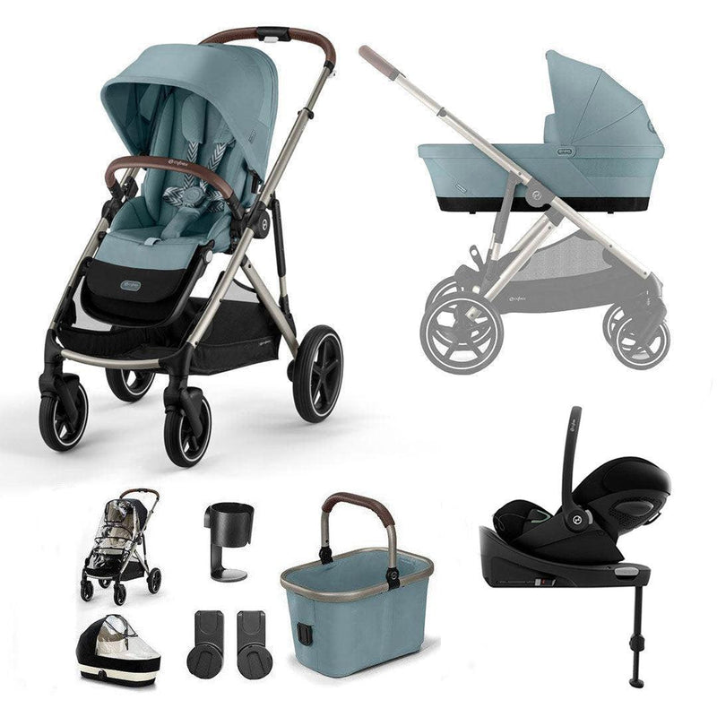 CYBEX Gazelle S + Cloud G Luxury Bundle - Sky Blue