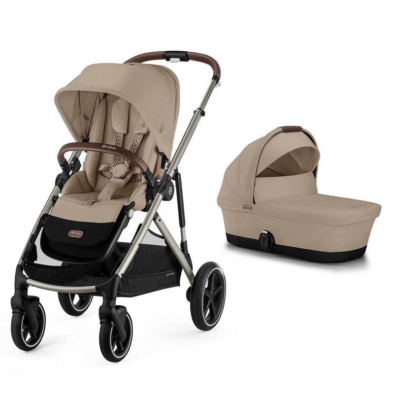 CYBEX Gazelle S Double Pushchair - Almond Beige