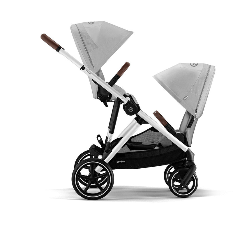 CYBEX Gazelle S Twin Pushchair - Lava Grey