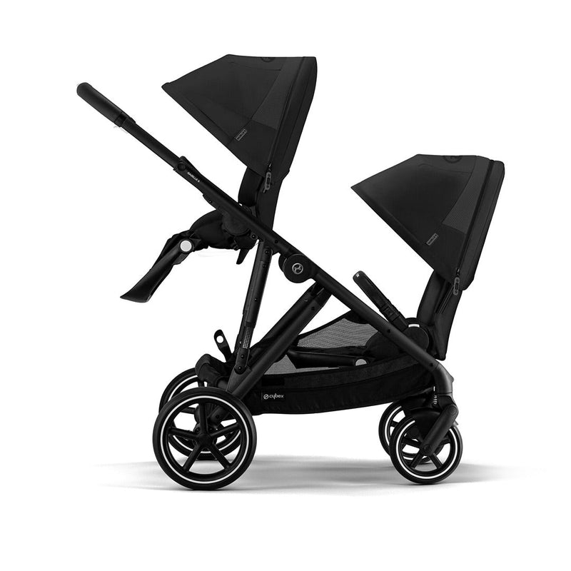 CYBEX Gazelle S Twin Pushchair - Moon Black