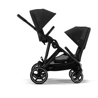 CYBEX Gazelle S Twin Pushchair - Moon Black