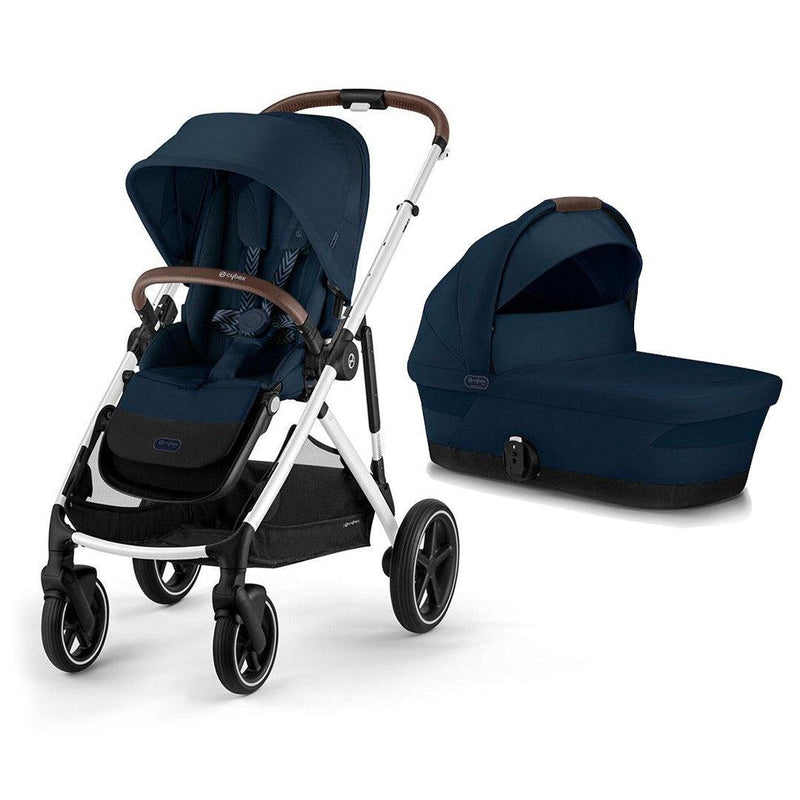 CYBEX Gazelle S Double Pushchair - Ocean Blue