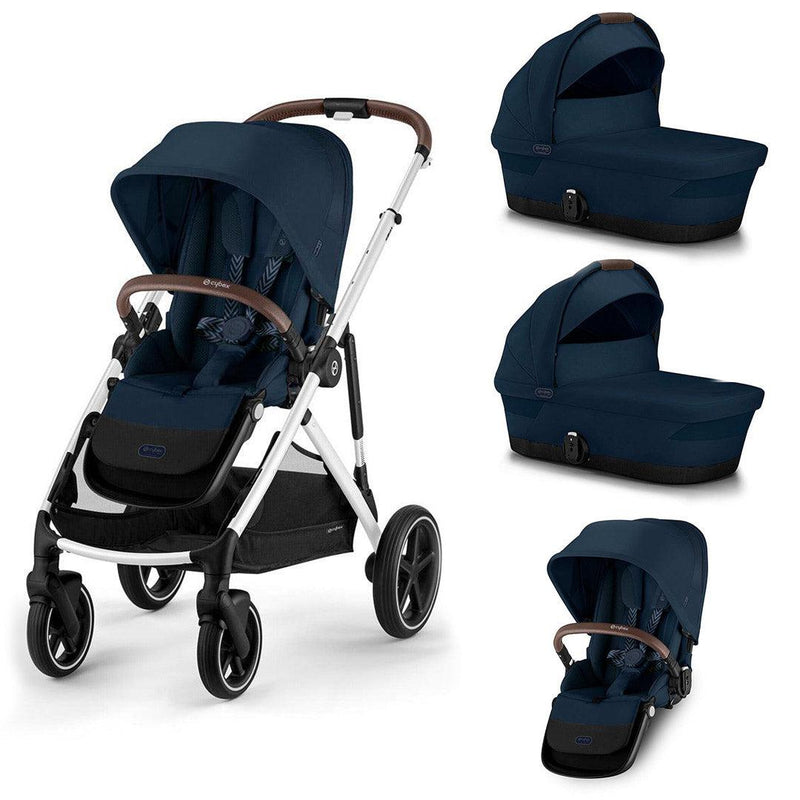 CYBEX Gazelle S Twin Pushchair - Ocean Blue