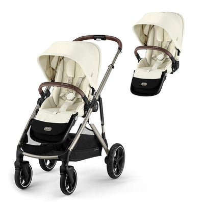 CYBEX Gazelle S Twin Pushchair - Seashell Beige