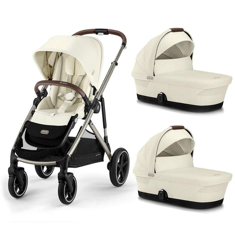 CYBEX Gazelle S Twin Pushchair - Seashell Beige